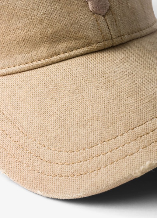 Prada Baseball pet met logo - voorkant 2 beige