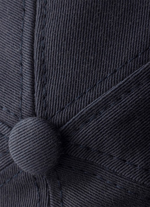 Prada Baseball pet met logoborduring - detail 2 donkerblauw