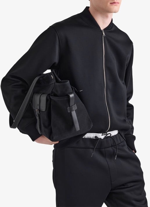 Prada Bomberjack met steekzakken