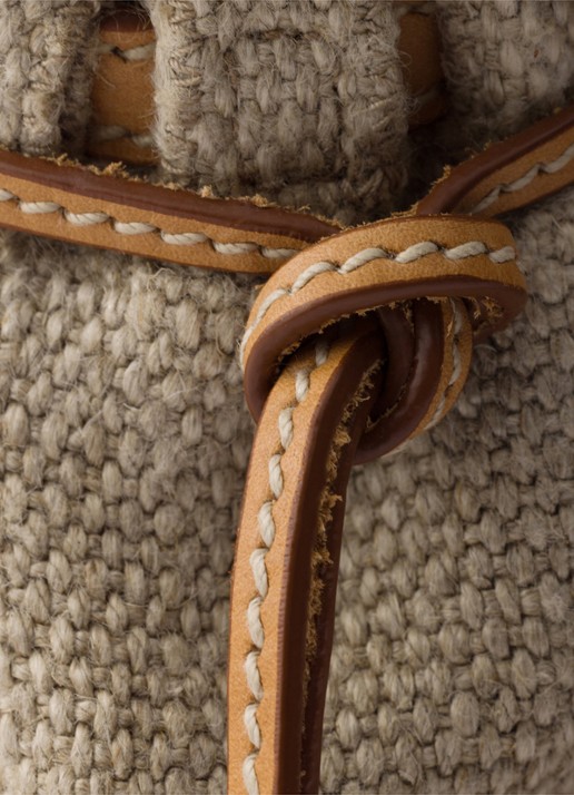Prada Bonnie Medium schoudertas met leren details - detail 2 camel