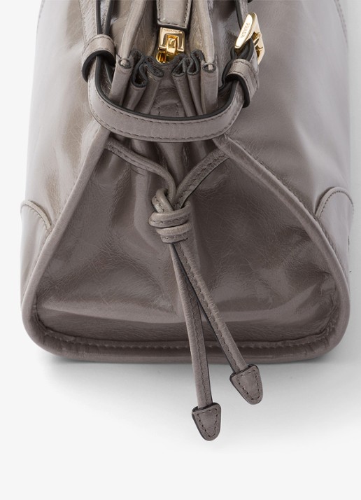 Prada Bonnie Medium schoudertas van kalfsleer - detail 3 grijs