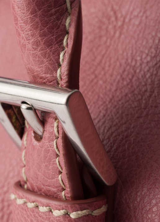 Prada Bonnie Medium schoudertas van kalfsleer - detail 4 oudroze