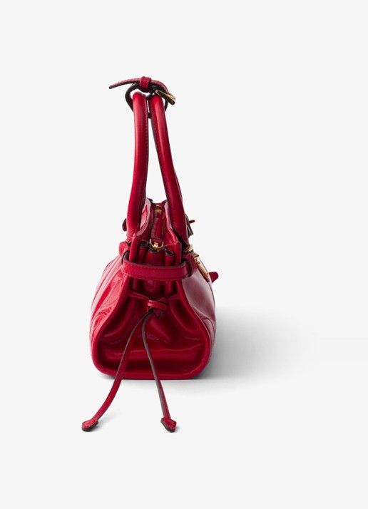 Prada Bonnie Mini handtas van kalfsleer - detail 3 rood