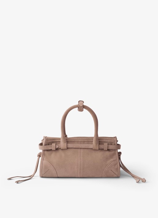 Prada Bonnie Mini handtas van kalfssuède - achterkant 7 beige