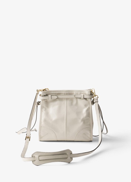 Prada Bonnie Mini schoudertas van kalfsleer - achterkant 7 wit