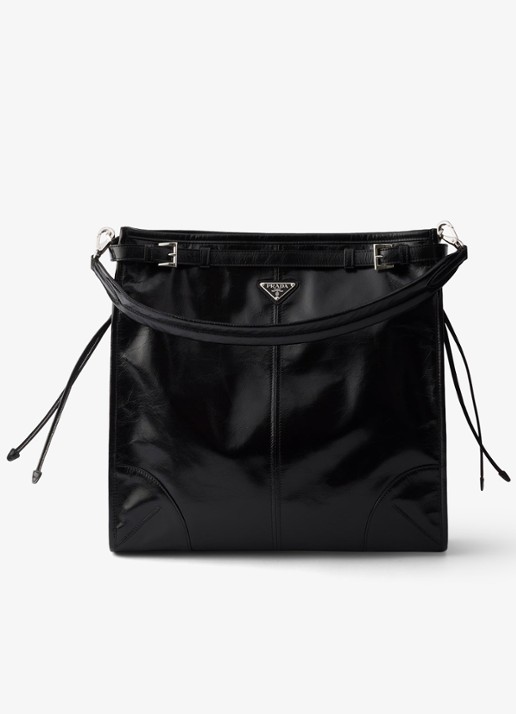 Prada Bonnie schoudertas van kalfsleer