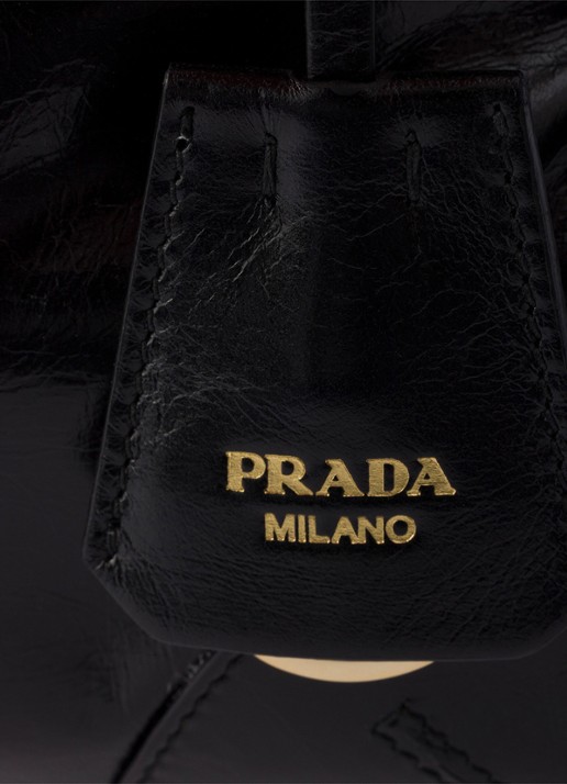 Prada Bonnie Small handtas van kalfsleer - detail 3 zwart