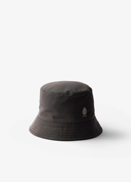 Prada Bucket hoed met logoborduring