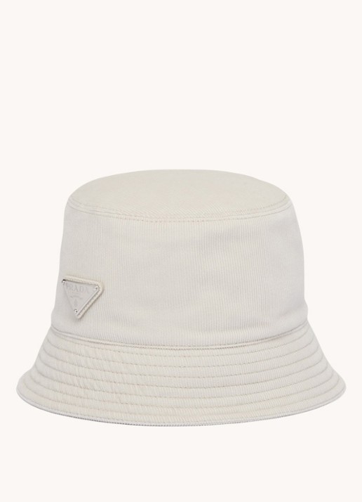 Prada Bucket hoed van corduroy