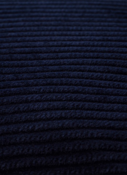 Prada Bucket hoed van corduroy - detail 2 donkerblauw