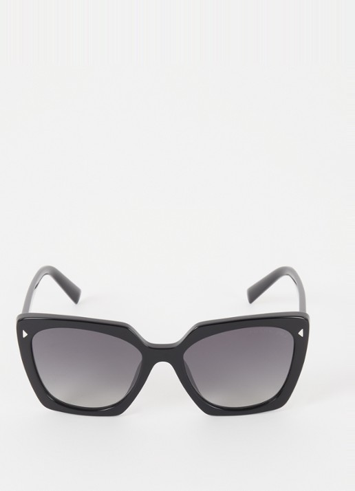 Prada Butterfly zonnebril gepolariseerd PR23ZS - detail zwart