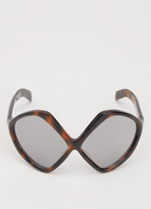 Prada Butterfly zonnebril PRB21S - detail 2 donkerbruin