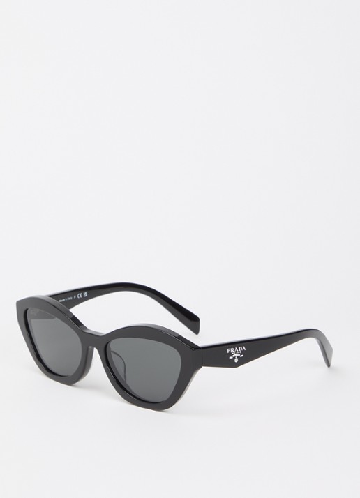 Prada Cat eye zonnebril PR A02SF - voorkant zwart