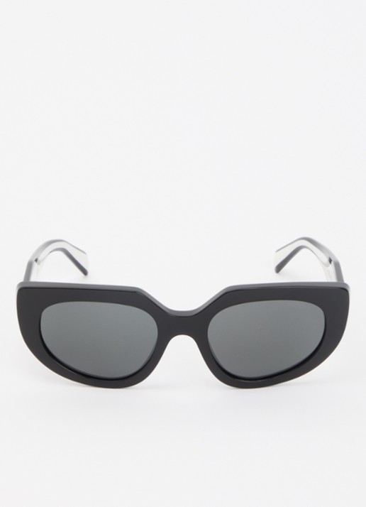 Prada Cat Eye zonnebril PR D02S - detail 2 zwart