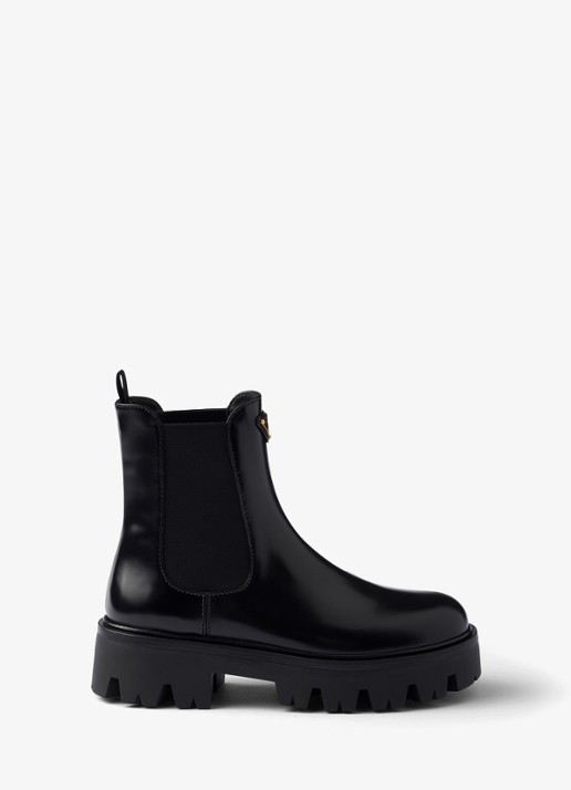Prada Chelsea boot van leer