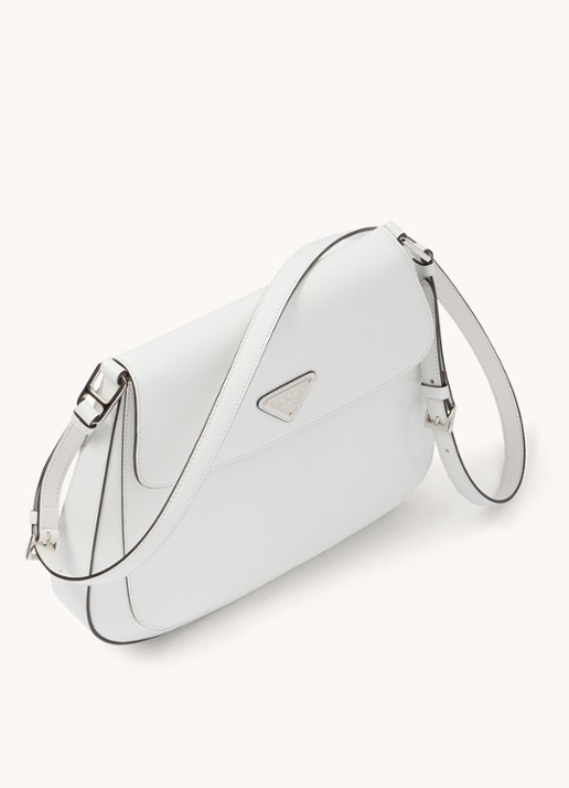 Prada Cleo schoudertas van leer - achterkant 5 wit