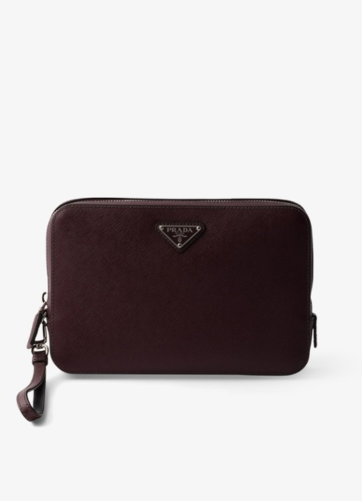 Prada Clutch van kalfsleer