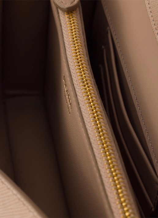Prada Crossbodytas van kalfsleer - detail 4 lichtbruin