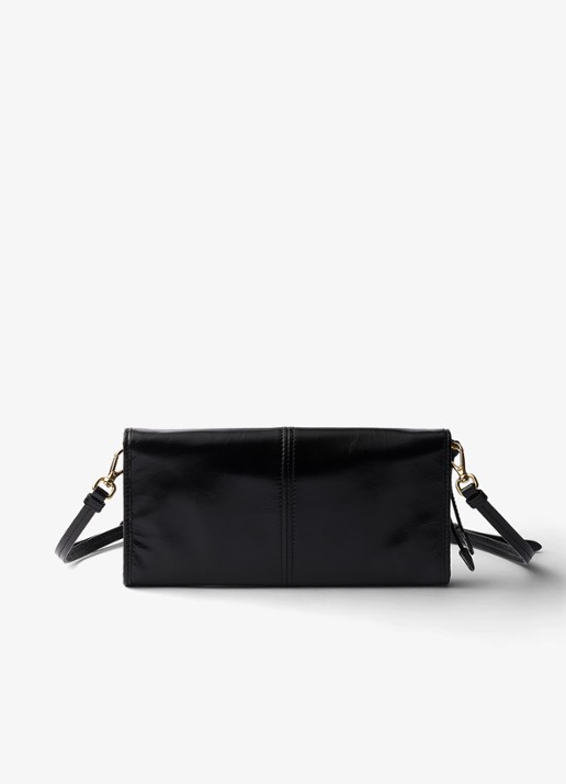 Prada Crossbodytas van kalfsleer - achterkant zwart