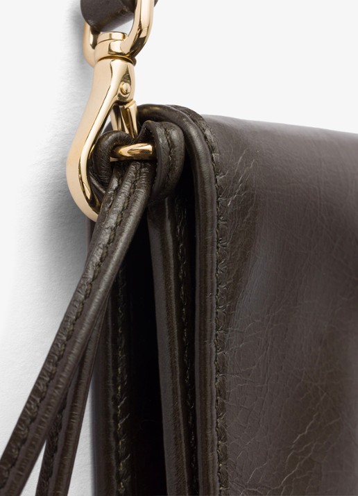 Prada Crossbodytas van kalfsleer - detail 2 groen