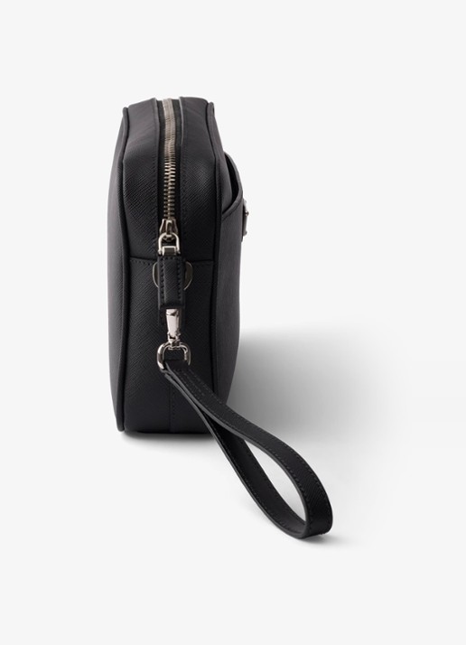 Prada Crossbodytas van kalfsleer - detail 3 black