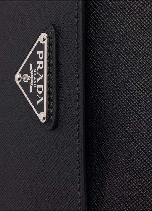 Prada Crossbodytas van kalfsleer - detail 4 black