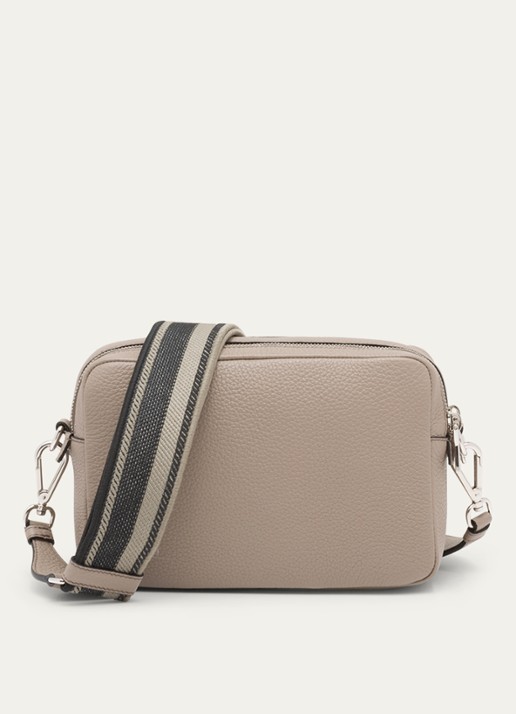 Prada Crossbodytas van leer - detail 2 donkergrijs