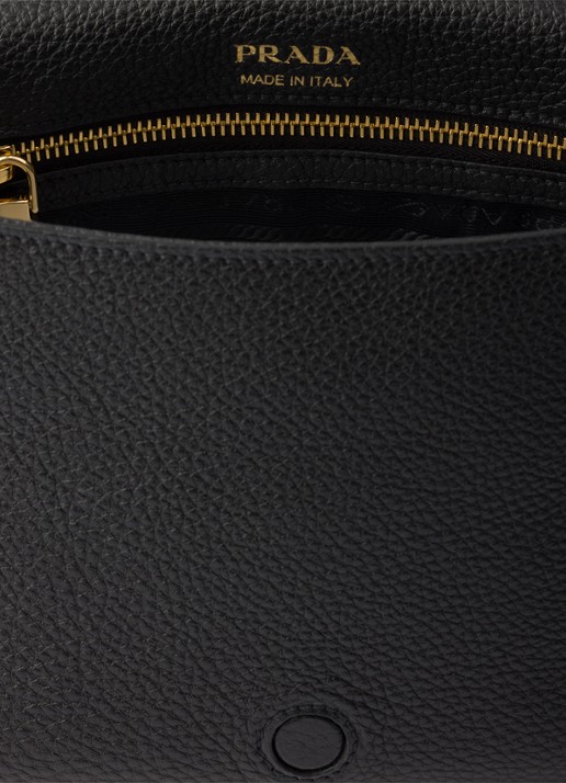 Prada Crossbodytas van leer - detail 3 diepzwart