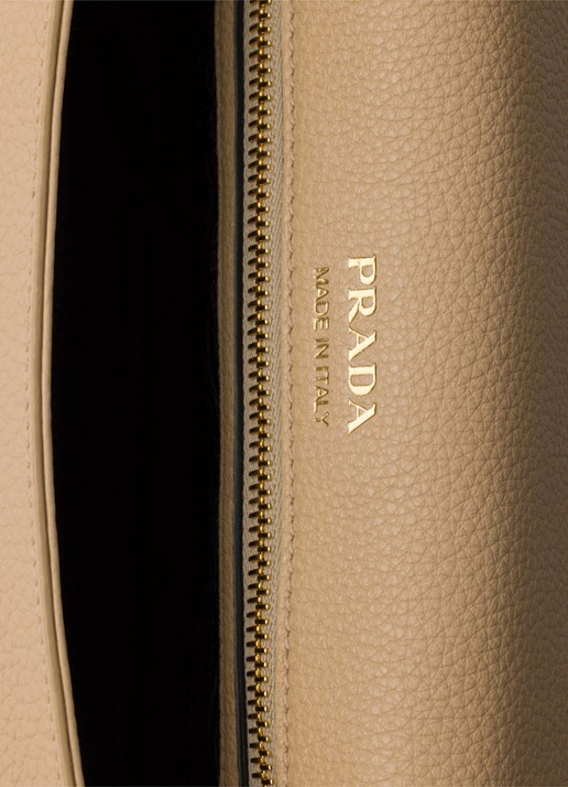 Prada Crossbodytas van leer - detail 5 beige
