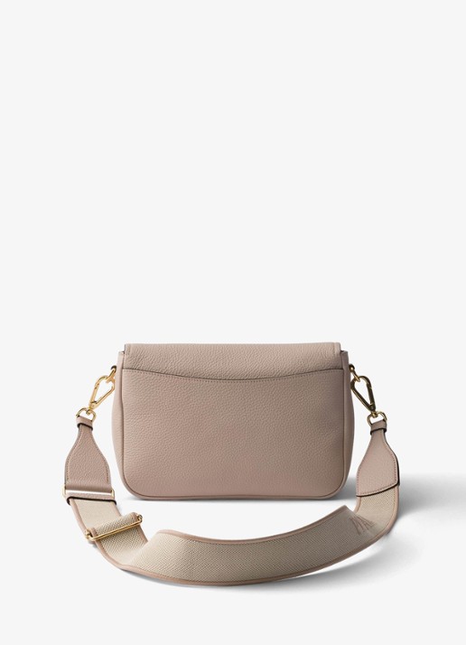 Prada Crossbodytas van leer - achterkant 3 taupe