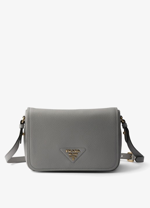 Prada Crossbodytas van leer - detail 4 grijs