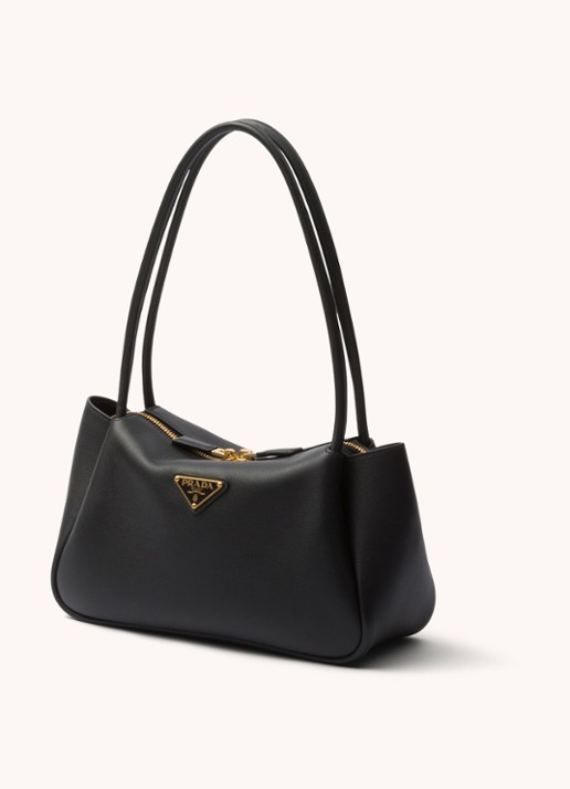 Prada Darling Medium schoudertas van leer - detail 3 zwart