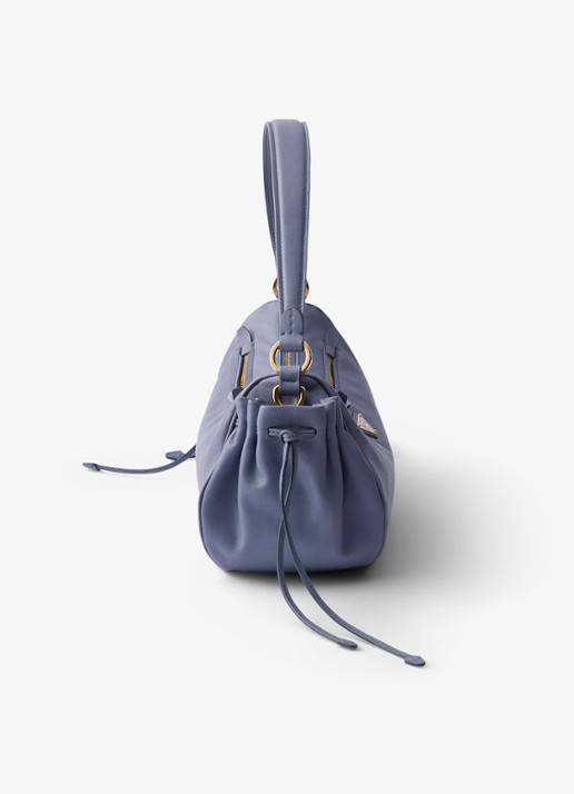 Prada Desiree Small schoudertas van kalfsleer - detail 2 blauw