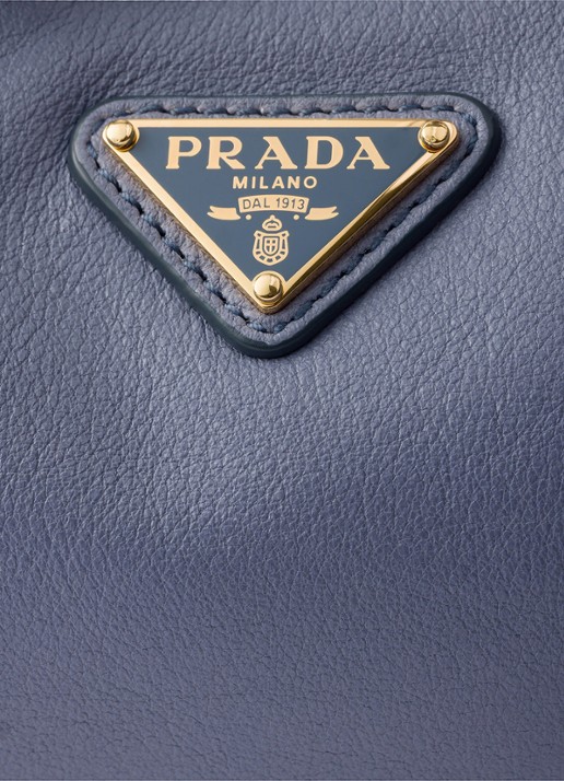 Prada Desiree Small schoudertas van kalfsleer - detail 3 blauw