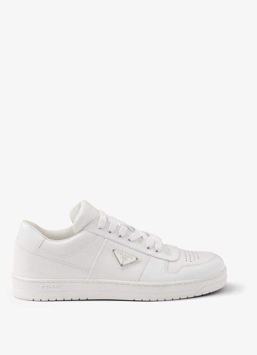 Prada Downtown sneaker van leer met logo
