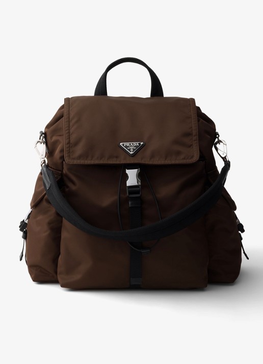 Prada Explore Re-Nylon rugzak met leren details