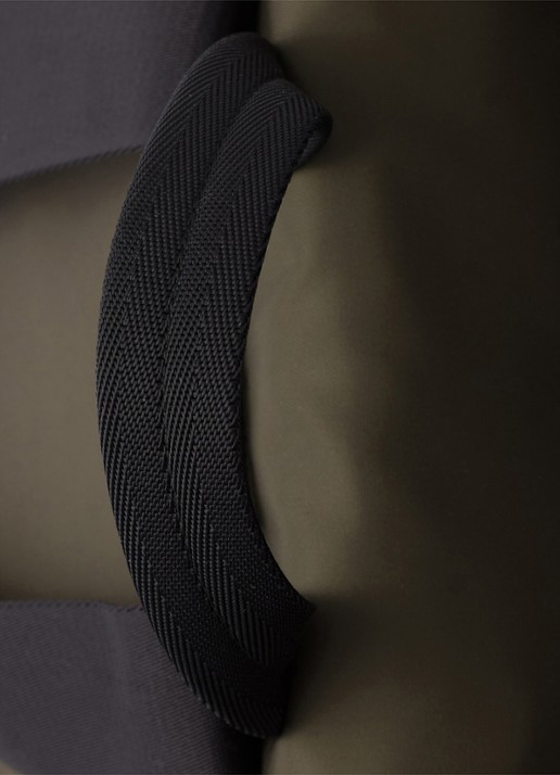 Prada Explore Re-Nylon rugzak met leren details - detail 6 legergroen