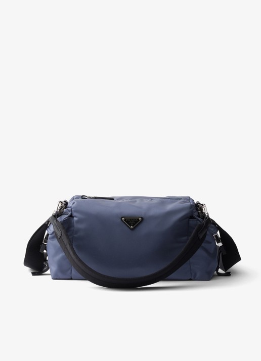 Prada Explore Re-Nylon schoudertas met leren details