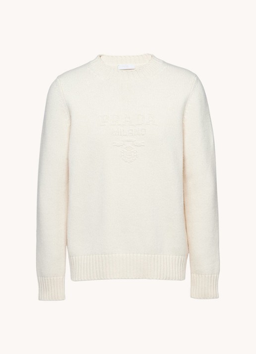 Prada Fijngebreide pullover in kasjmierblend