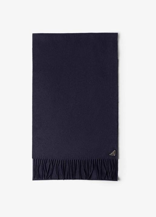 Prada Fijngebreide sjaal in zijdeblend 170 x 35 cm