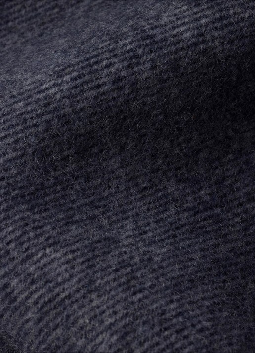 Prada Fijngebreide sjaal van kasjmier 180 x 28 cm - detail 3 donkerblauw