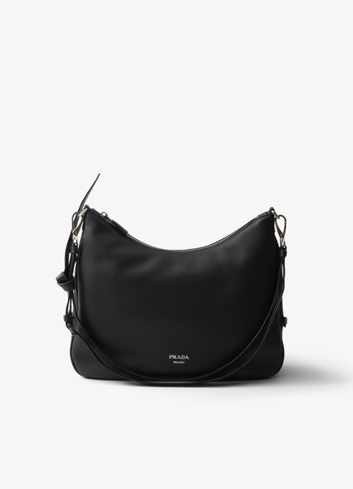 Prada Fold Large schoudertas van kalfsleer