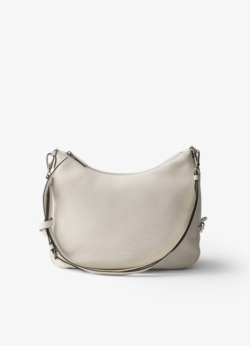 Prada Fold Large schoudertas van kalfsleer