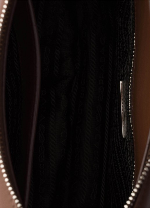 Prada Fold Large schoudertas van kalfsleer - detail 3 bruin