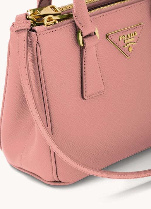 Prada Galleria handtas van kalfsleer - detail 3 roze