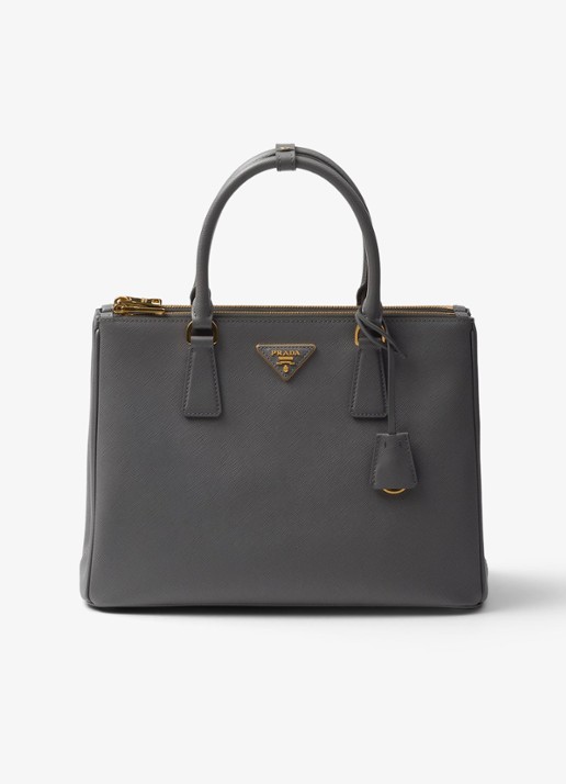 Prada Galleria handtas van leer - voorkant 6 grijs