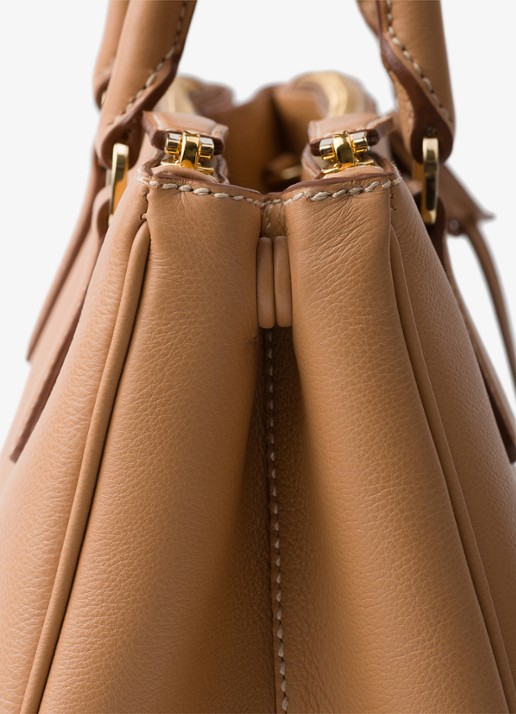 Prada Galleria Large handtas van kalfsleer - detail 6 camel