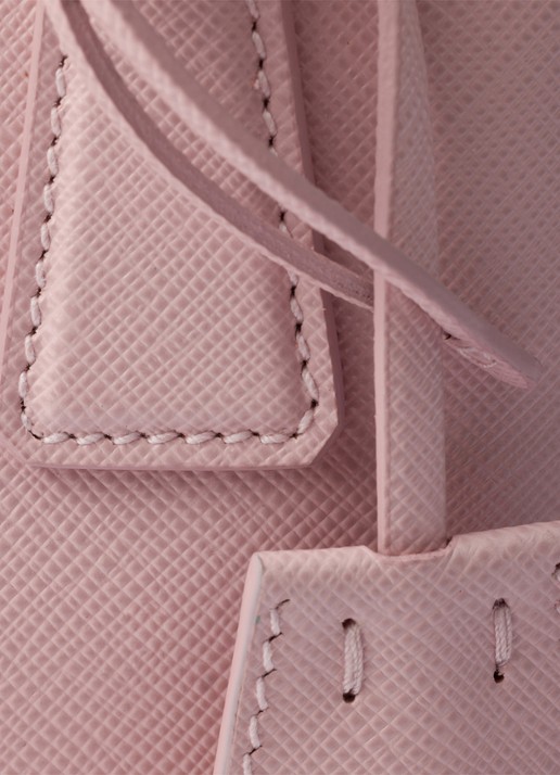 Prada Galleria Micro handtas van leer - detail 6 oudroze