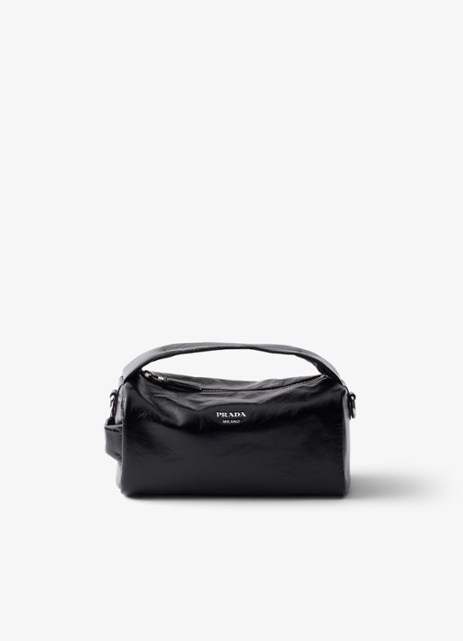 Prada Handtas van kalfsleer - voorkant zwart