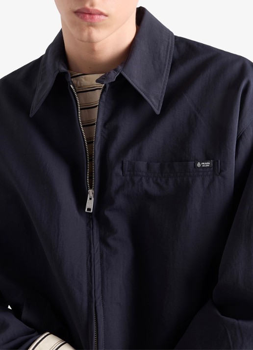 Prada Jack met logo en borstzak - detail 2 donkerblauw